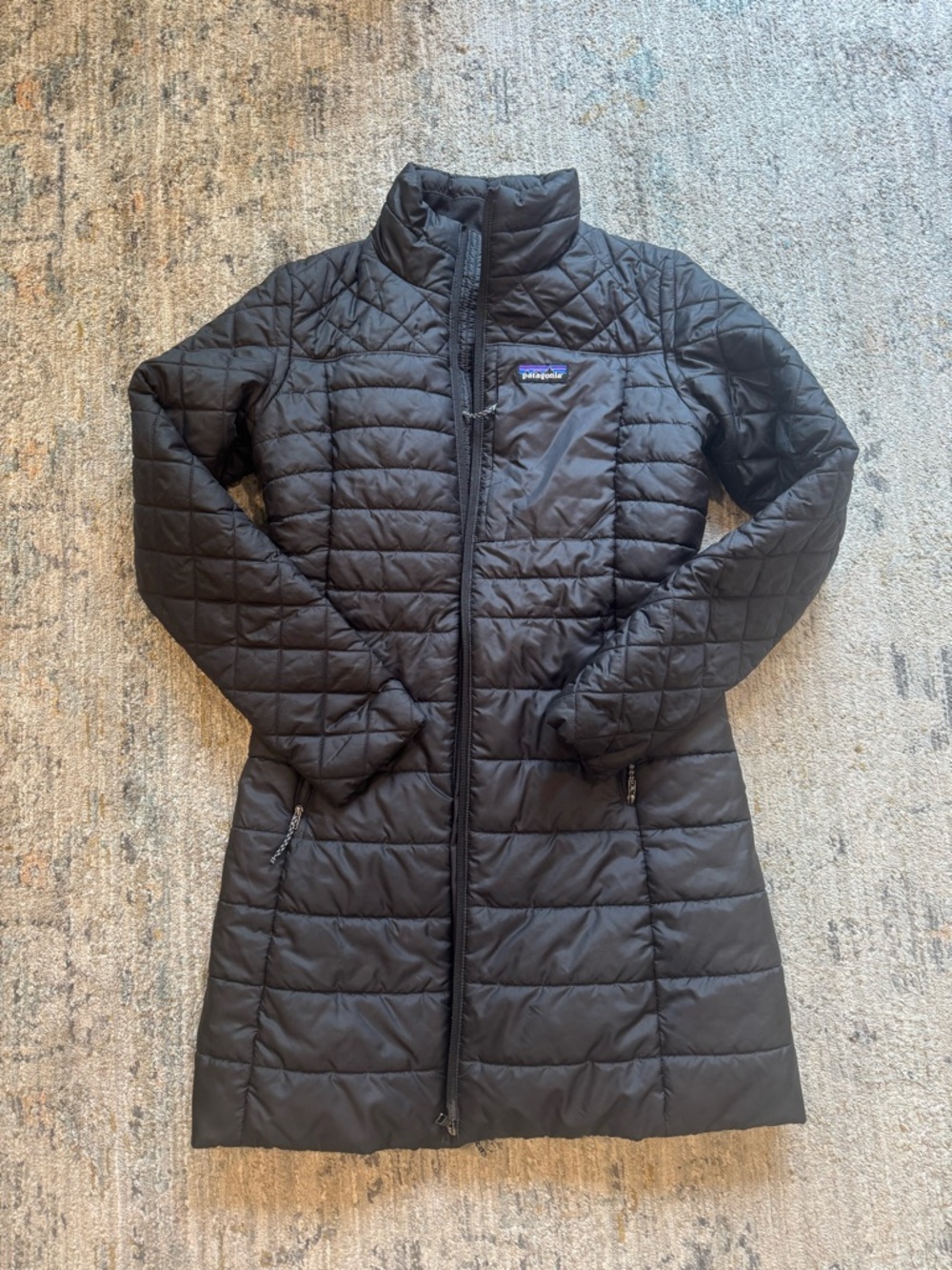 Patagonia Women's Black Quilted Insulated Coat XS